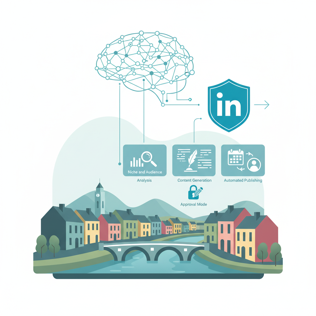 Automate LinkedIn Growth in Galway | AI Post 24/7