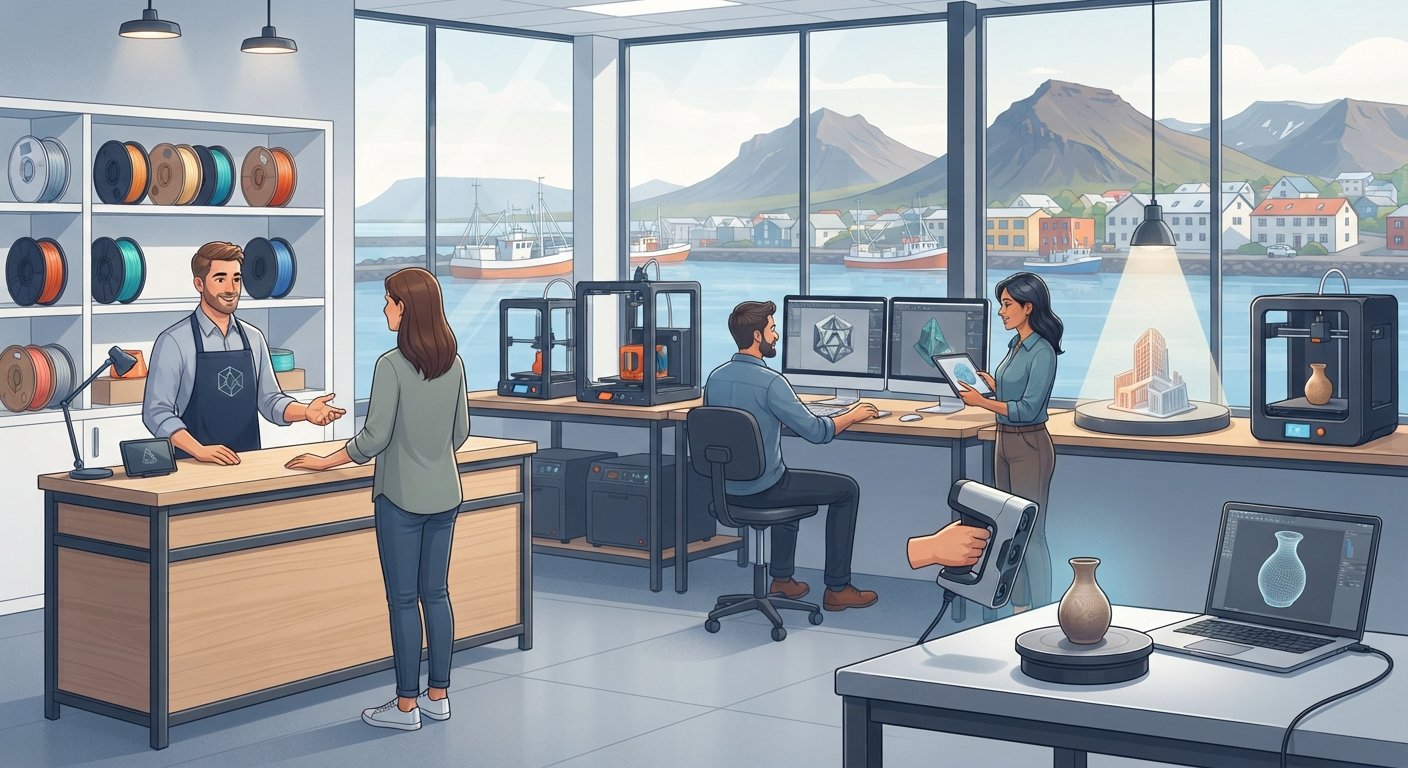 3D Printing Hafnarfjörður | Custom Services & Filaments