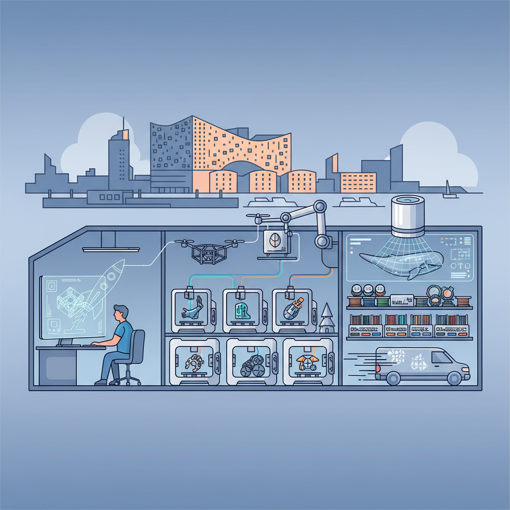 Custom 3D Printing, Design & Scanning in Hamburg