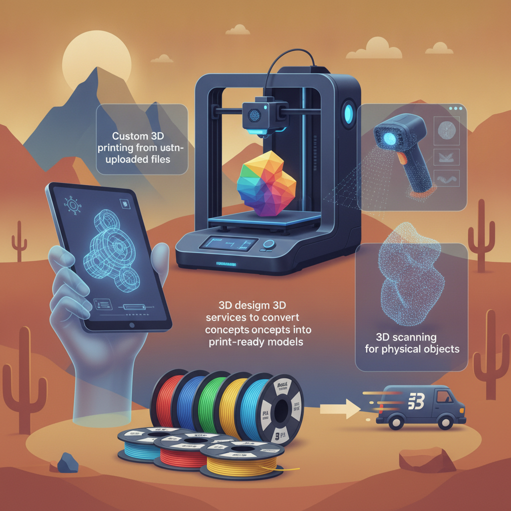 Custom 3D Printing Phoenix | Design & Scanning Services